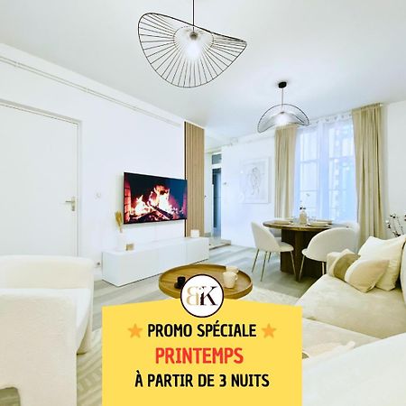 Le Subtil - Best Keys - Elegance & Confort - 2 Chambres Separees - Lit Queen Size - Smart Tv Netflix - Entre Gare & Centre Ville - A 1H De Paris - Wifi Fibre - Check-In Autonome Sens Buitenkant foto